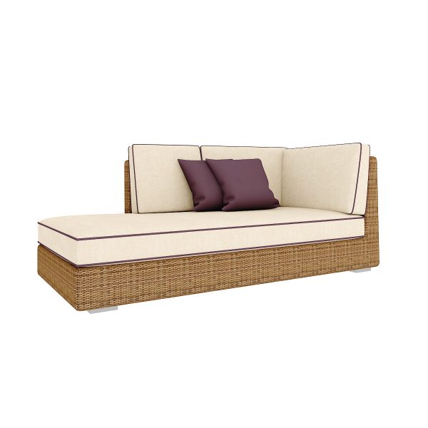 CORNER MODULAR PART LEFT ARM WITH CUSHION