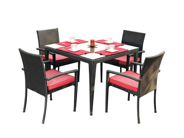 DINING ARMCHAIR (STACKABLE) WITH CUSHION