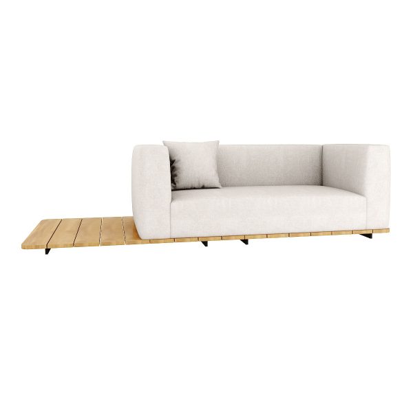 BASE + COMPLETE LEFT SOFA WITH CUSHION